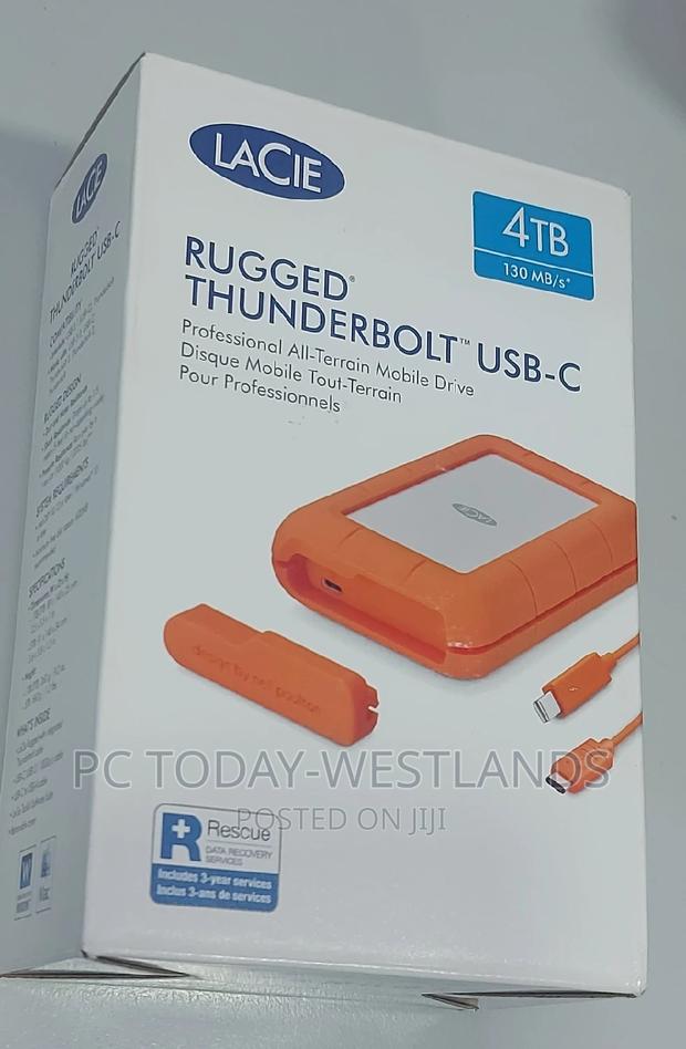 Lacie 4TB Rugged RAID Hard Disk Drive With Thunderbolt 3 - thumbnail 6