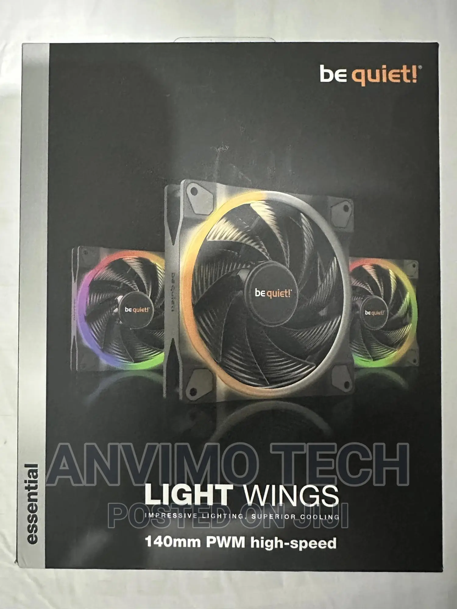 Be Quiet! Light Wings PWM High-speed 140mm ARGB Fans 3-pack