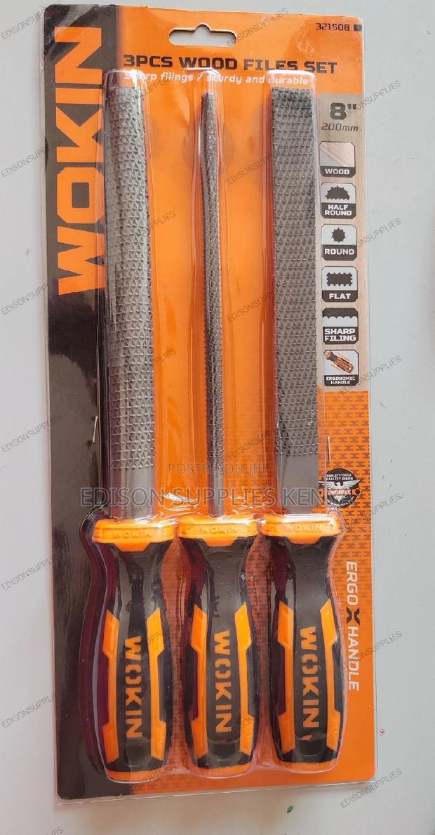 Wood Files Wokin 3pcs Woods File Set 8" Chisels - thumbnail 2