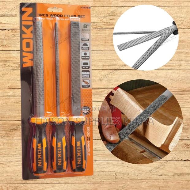 Wood Files Wokin 3pcs Woods File Set 8" Chisels - main view