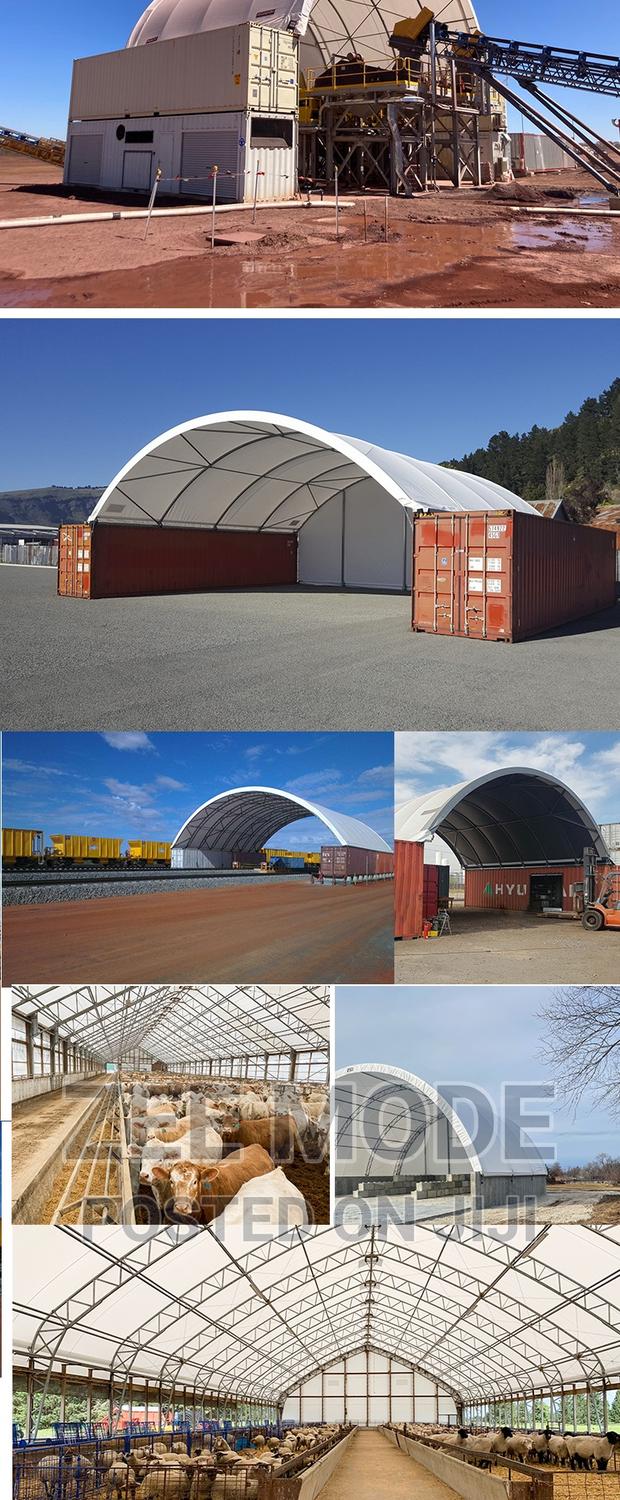 2*40ft Shipping Container Canopy - main view