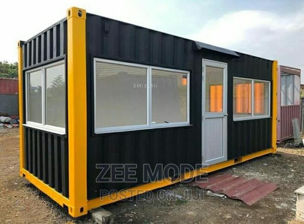20ft Container Office - Wide Windows - main view