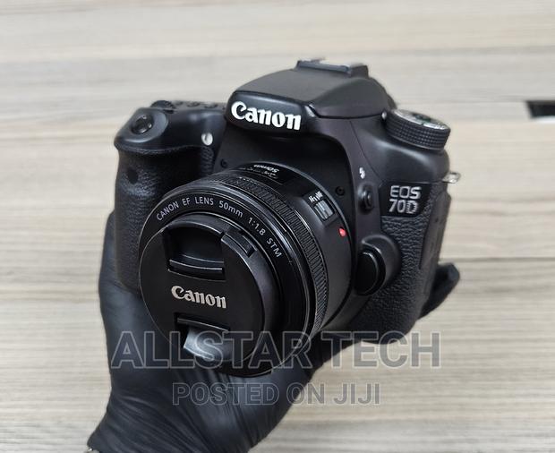 Canon EOS 70D DSLR Camera With 50mm 1.8 Lens - main view