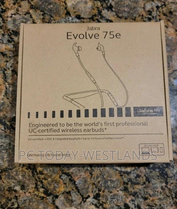 Jabra Evolve 65e Wireless Neckband Headset, Link 370, MS - main view