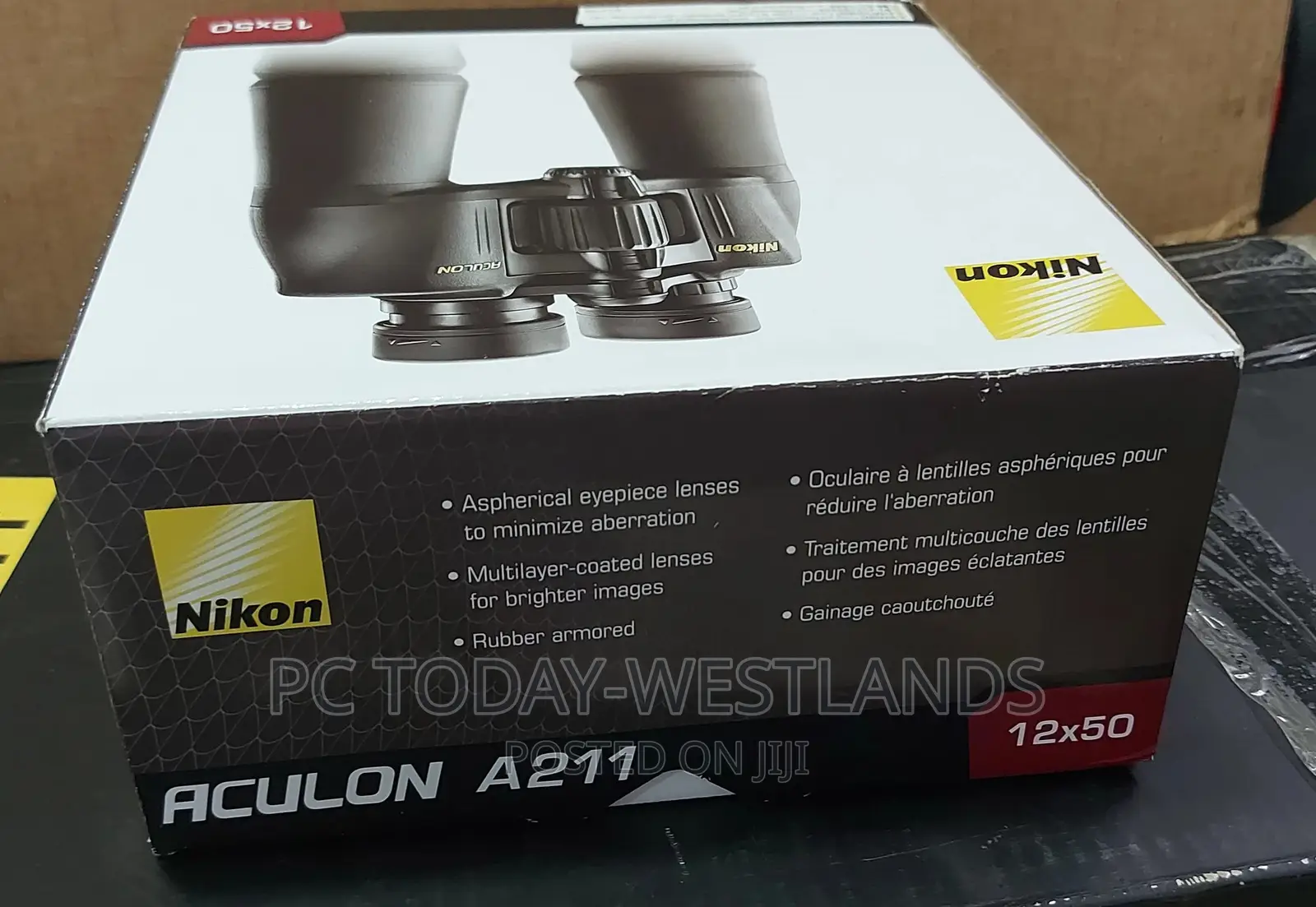 Nikon 8249 ACULON A211 12x50 Binocular (Black)
