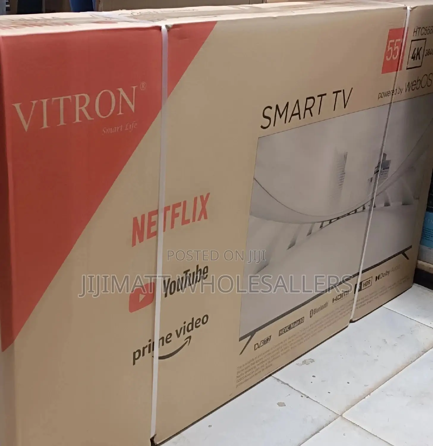 VITRON 55 Inches Smart TV Frameless Smart TV