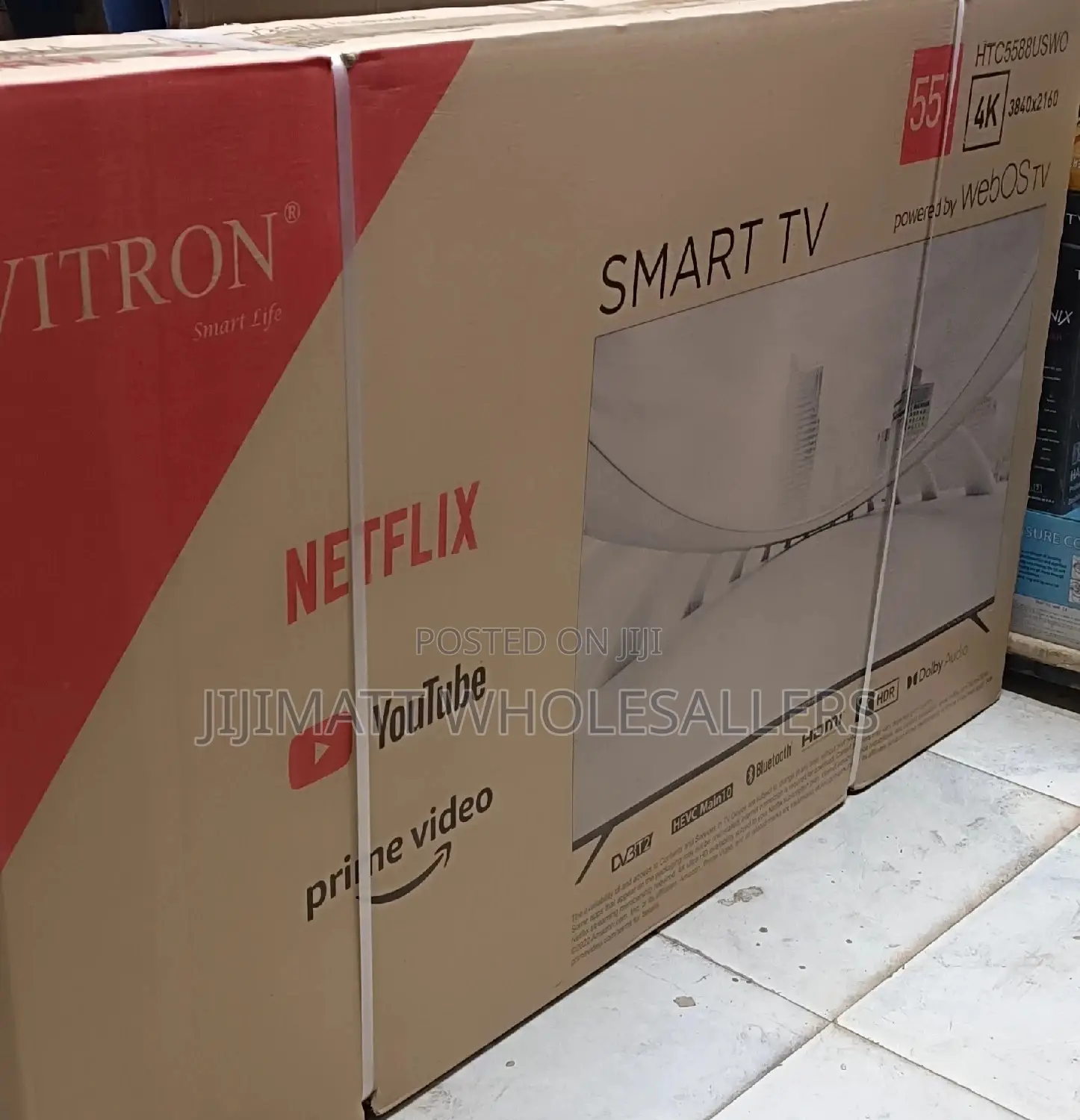 VITRON 55 Inches Smart TV Frameless Smart TV