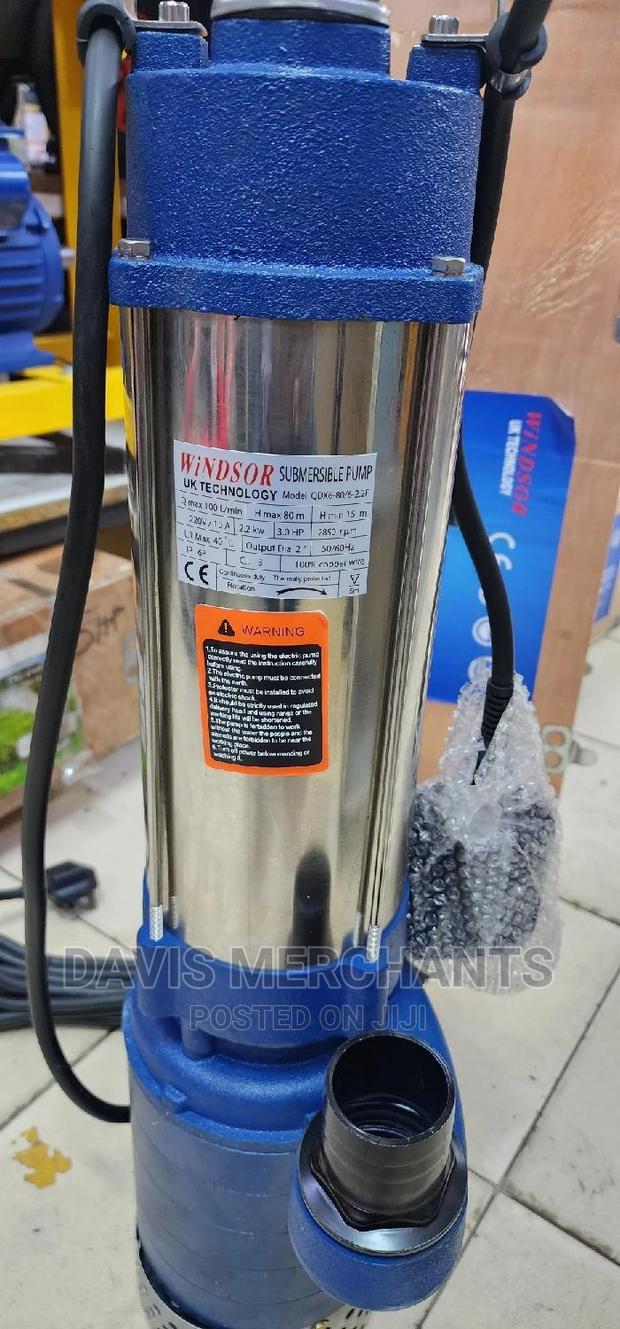 Submersible Water Pump With 3hp