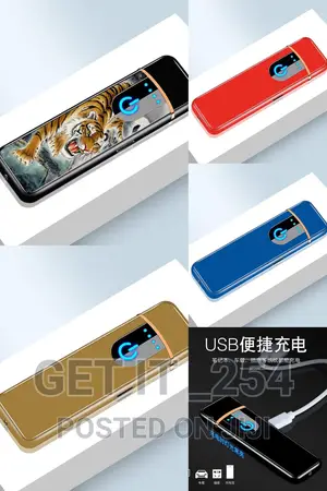 USB Rechargeable Cigarette Lightertouch Sensitive, Windproof
