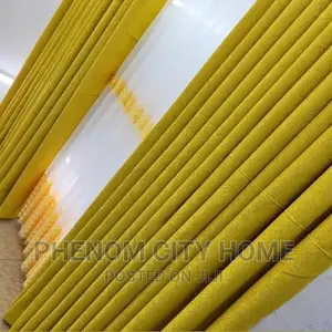 Yellow Linen Curtains