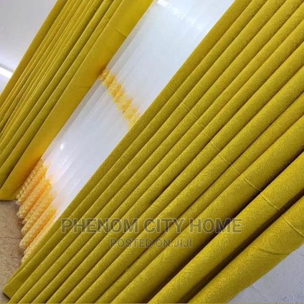Yellow Linen Curtains - thumbnail 2