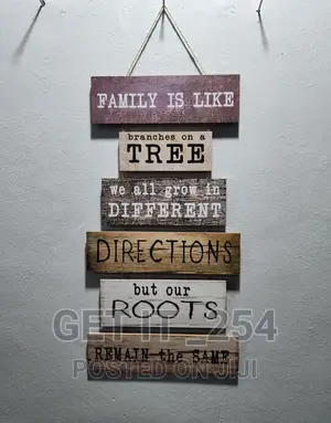 Hanging Board Wooden House Rules
 Material -Wooden
