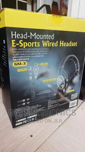 Awei GM-3 USB+3.5mm Ambient Light Gaming Wired Headset + Mic