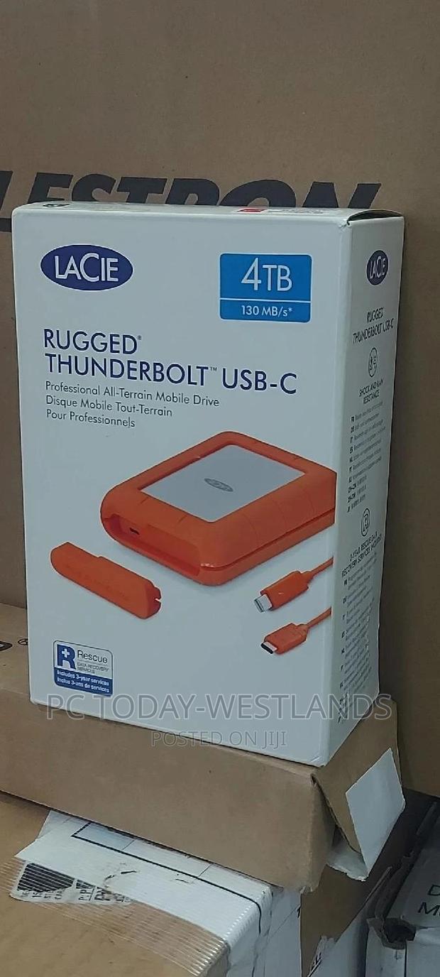 Lacie 4TB Rugged RAID Hard Disk Drive With Thunderbolt 3 - thumbnail 8