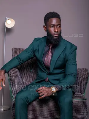 Mens Suit. Custom Made Slim Fit Suits - Jungle Green