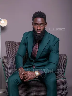Mens Suit. Custom Made Slim Fit Suits - Jungle Green