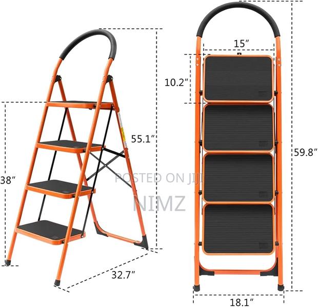 4steps Steel Ladder - main view