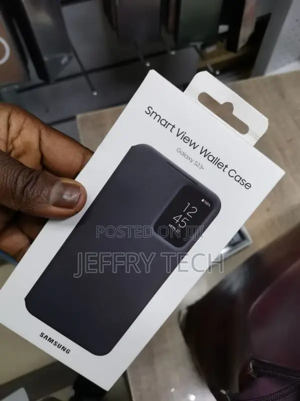 Samsung Galaxy S23+ S-View Wallet Case, Black