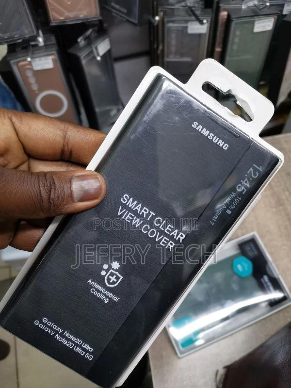 Samsung Galaxy Note 20 Ultra Clear View Cover Case - Black - thumbnail 2