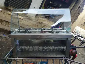Food Display With Under Counter Display
