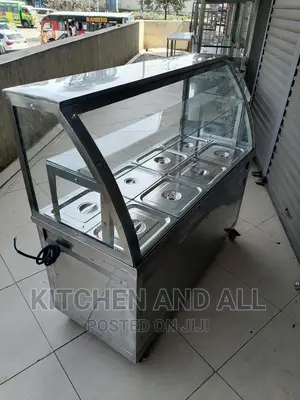 Food Display With Under Counter Display