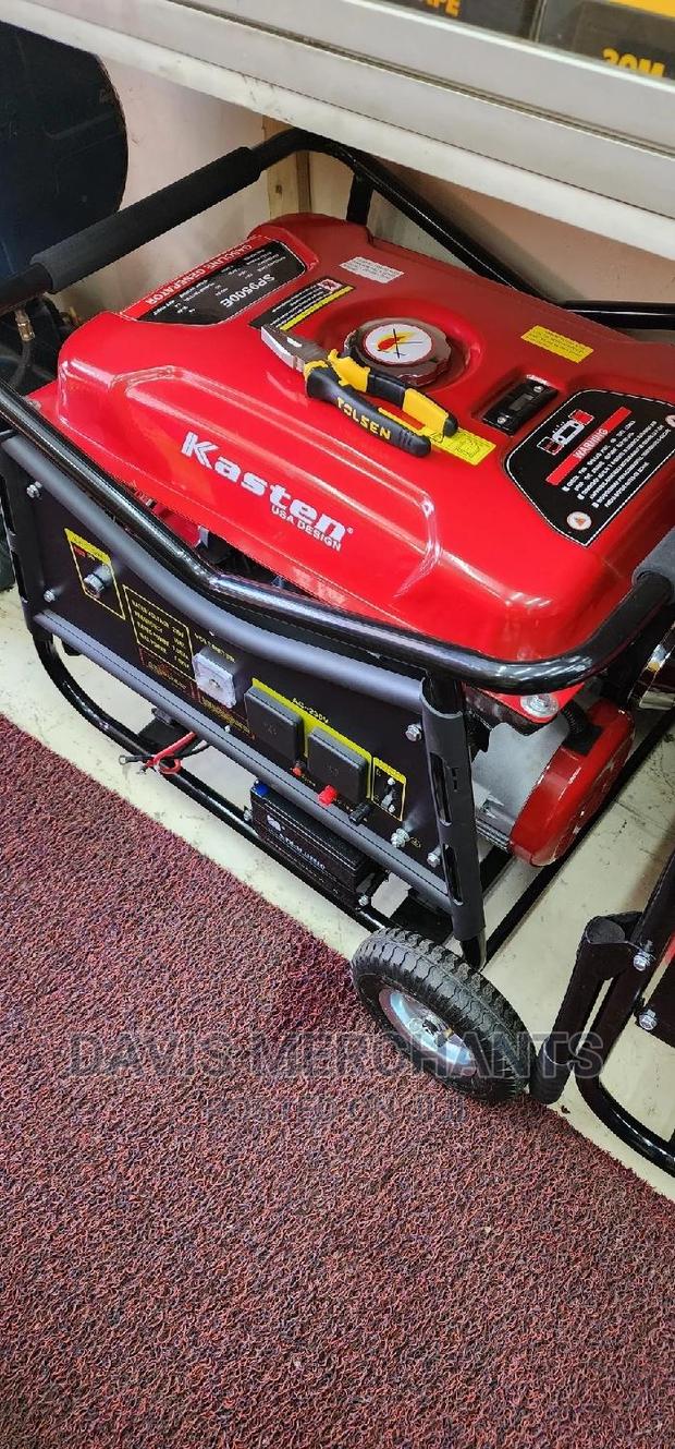 7.5kva Petrol Generator With Moving Wheels and Handles - thumbnail 3