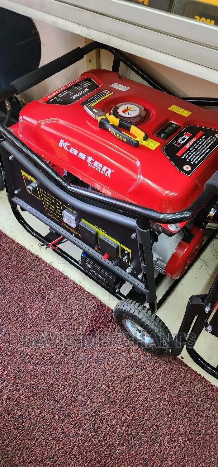7.5kva Petrol Generator With Moving Wheels and Handles