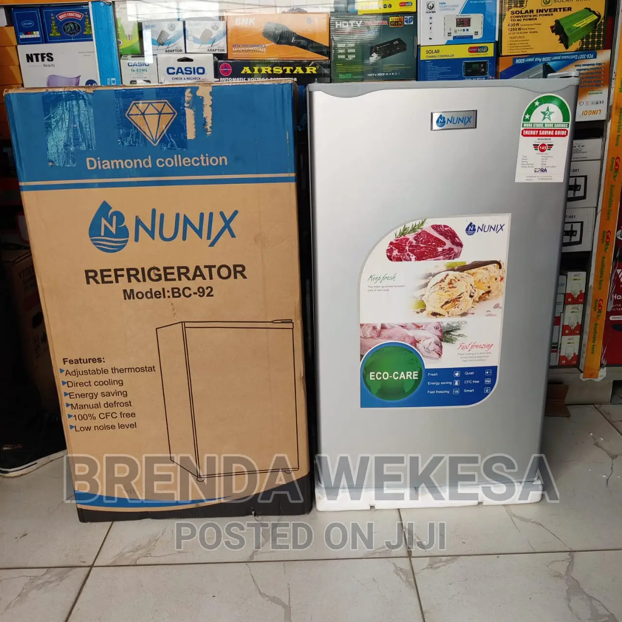 *Nunix Fridge 92litres Single Door
