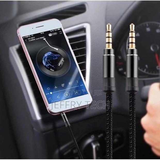 Multi Purpose Auxiliary Audio Cable 3.5mm Aux Jack Cord - thumbnail 2