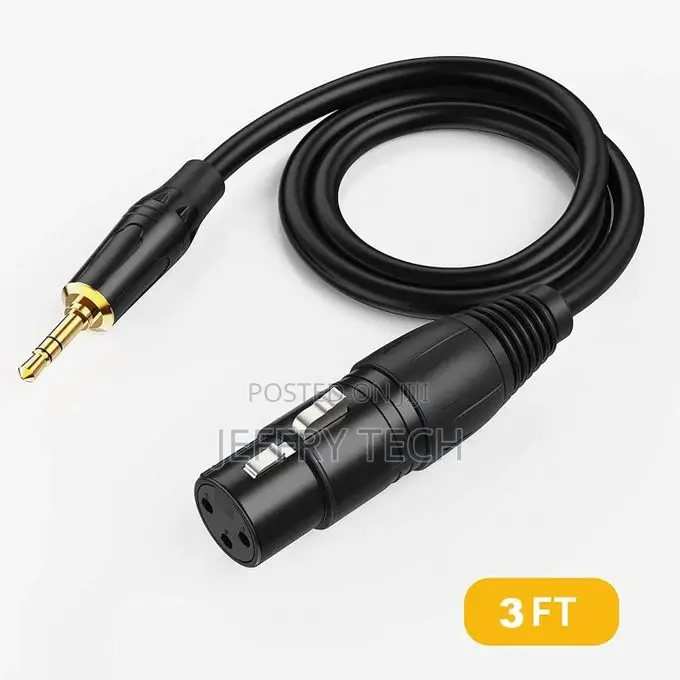 Male to XLR Female Audio Link Cable, XLR to Phone Cable 3M