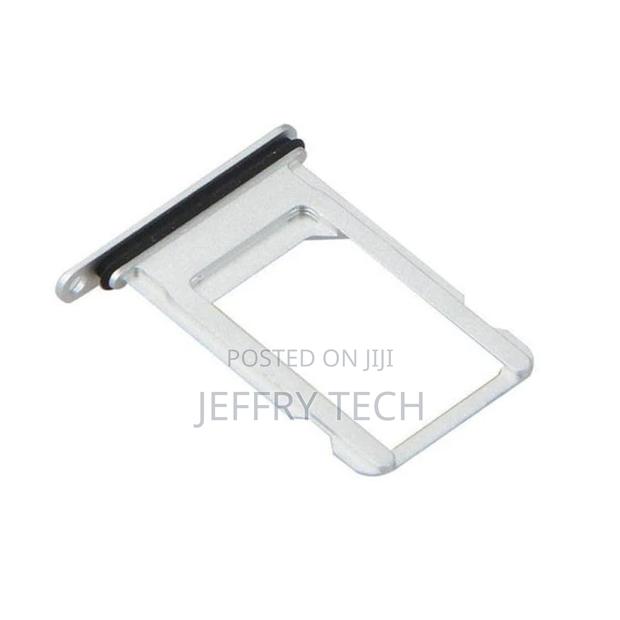 Replacement SIM Card Holder Slot Tray-Silver for iPhone X - thumbnail 2