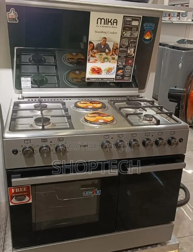 Mika MST90PU42SL/GC 90×60 4+2 Standing Cooker