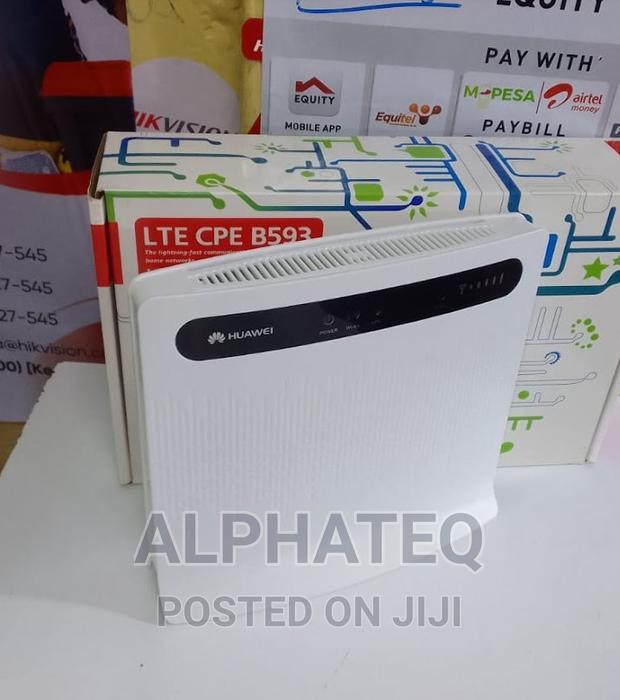 Huawei LTE CPE B593 Router With Sim Card Slot White - main view