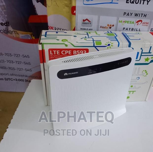 Huawei B593 Router Safaricom Airtel Telkom 3G 4G 4 Lan Ports