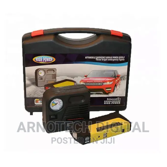 50800mah Car Jumpstarter Kit With Air Compressor