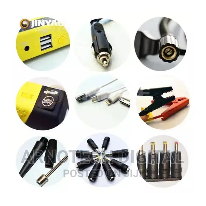 50800mah Car Jumpstarter Kit With Air Compressor