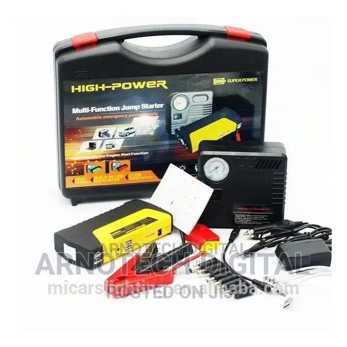 50800mah Car Jumpstarter Kit With Air Compressor