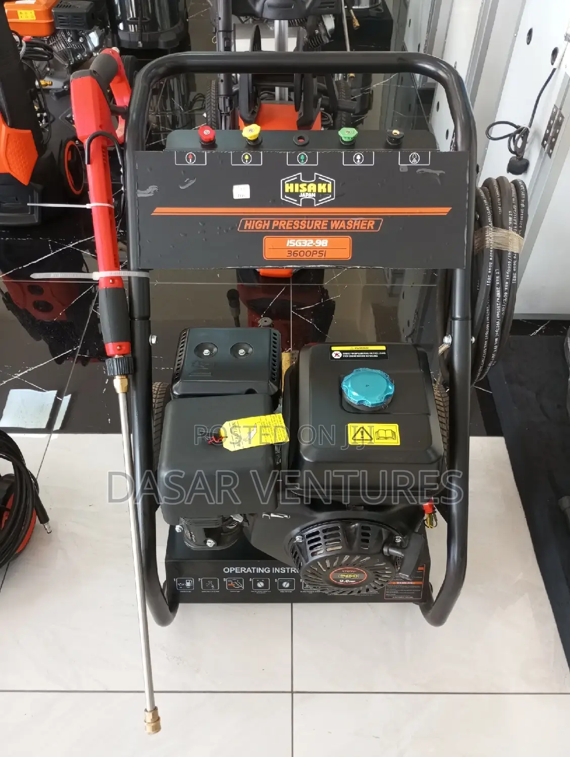 Pressure Washer Hisaki 3600psi