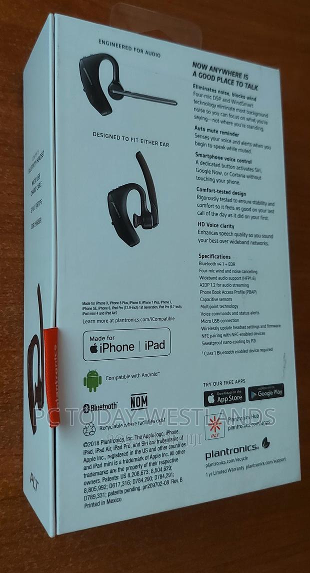 Plantronics Voyager 5220 Poly Bluetooth Headset Noise-Cancel - thumbnail 7
