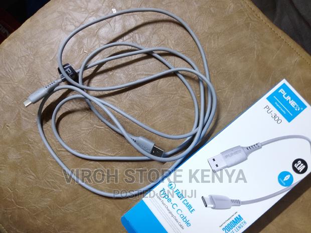 Punex Type C Fast Charging Cable 3.1A 2M Long/2000mm Cable - main view