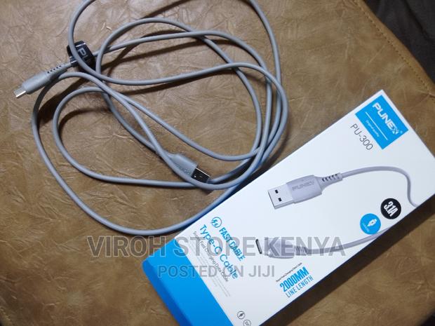 Punex Type C Fast Charging Cable 3.1A 2M Long/2000mm Cable - thumbnail 2