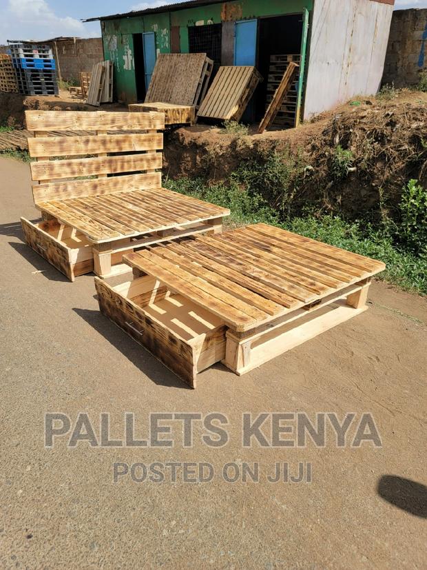 Pallet Bed- Blazed 4*6bed With Drawers. #96 - thumbnail 2