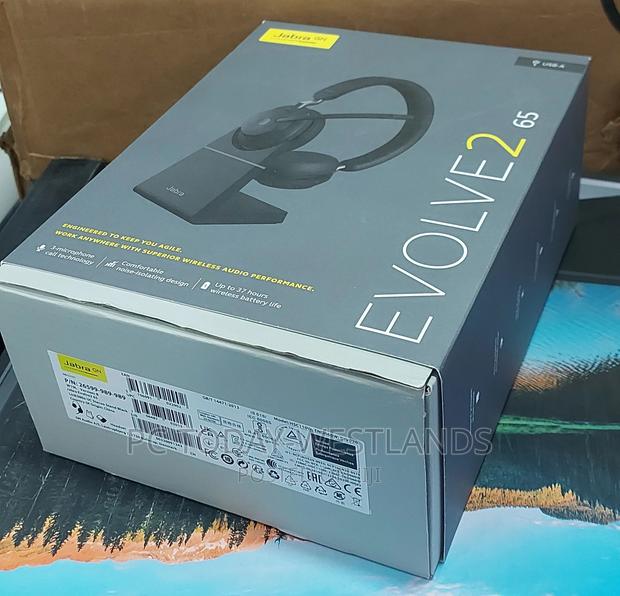Jabra Evolve2 65 Stereo Wireless Headset With Stand Ms - thumbnail 3