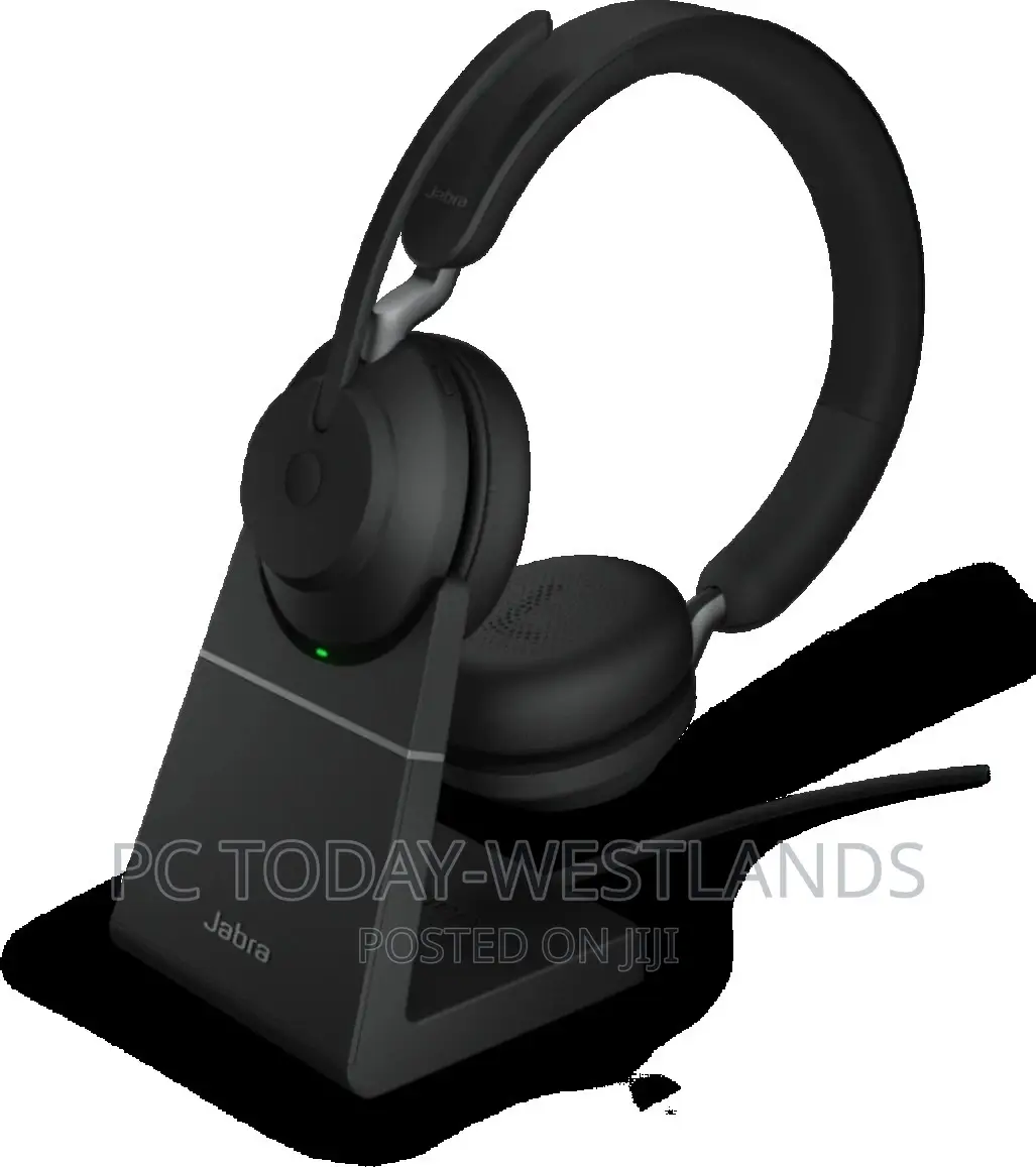 Jabra Evolve2 65 Stereo Wireless Headset With Stand Ms