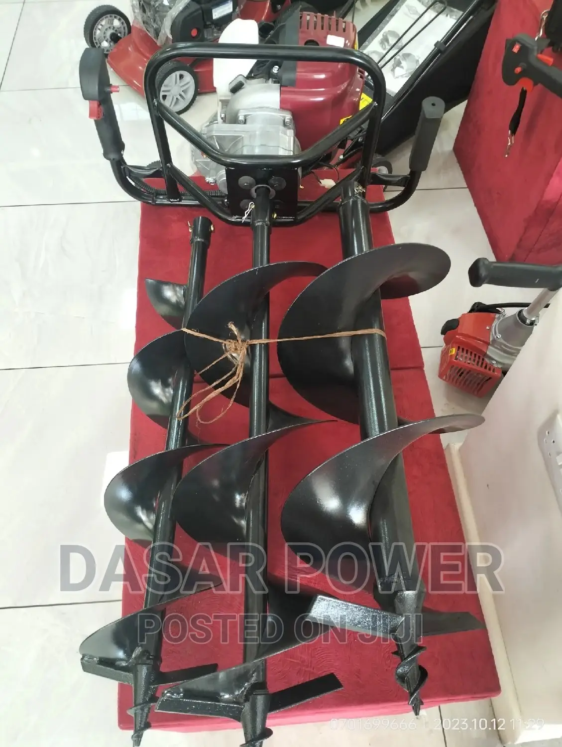 Earth Auger Machine.