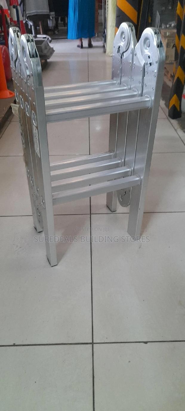 2×4STEPS(8feet) Aluminium Multipurpose Ladder-8feet - main view