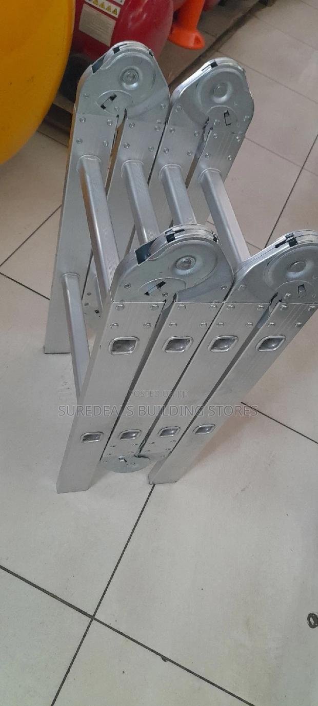 Aluminium Folding Ladder/Aluminium Multipurpose Ladder 8ft - main view