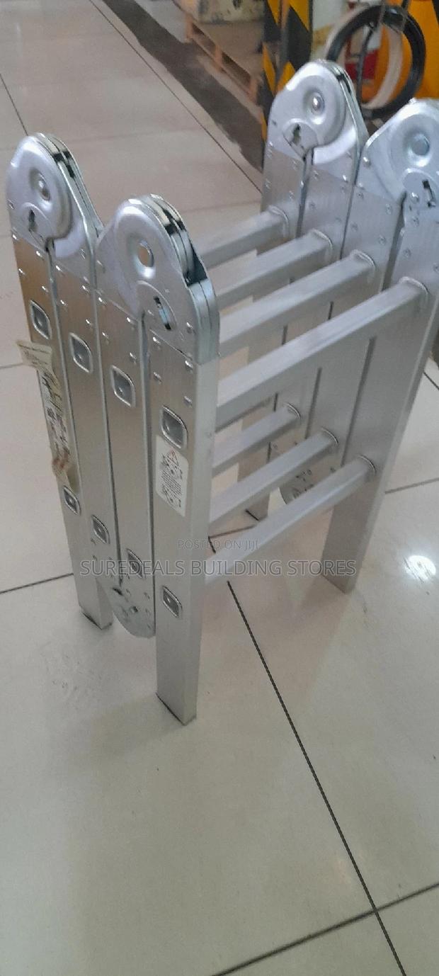 Aluminium Folding Ladder/Aluminium Multipurpose Ladder 8ft - thumbnail 4