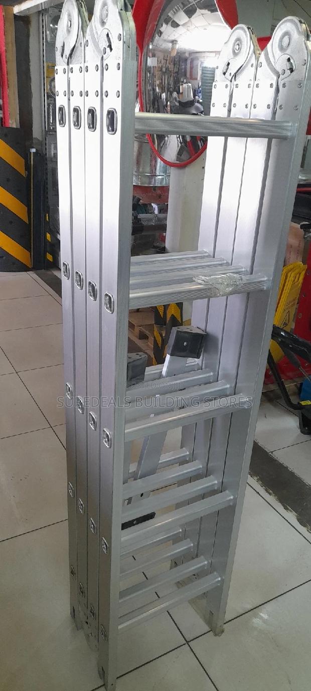 Aluminium Folding/Multipurpose Ladder-20feet - thumbnail 3