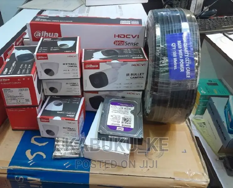 Full HD (2MP) 4 CCTV Camera 4ch.Full HD DVR Kit Dahua